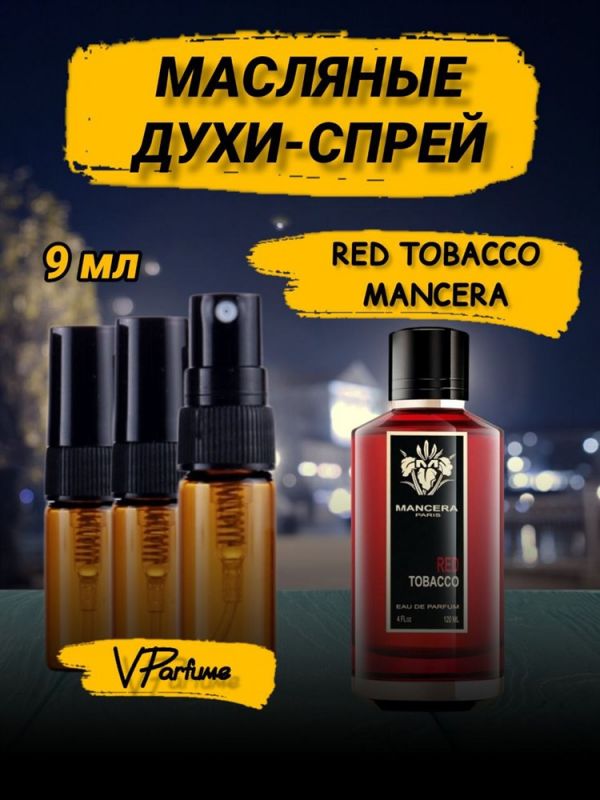 Mancera Red Tobacco oil perfume (9 ml)